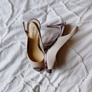 Nine West Snakeskin heels